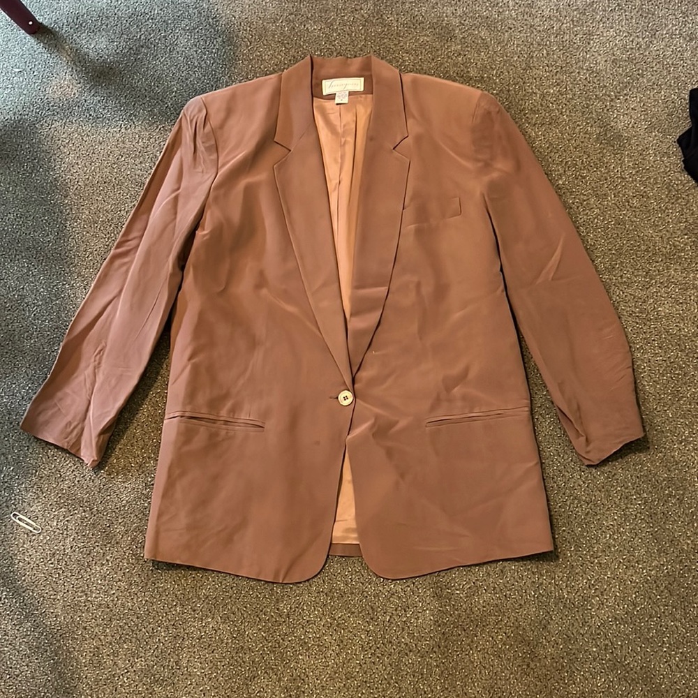 Silk blazer